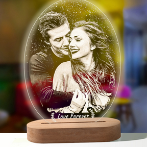 Personalisierte 3D-Fotoholzlampe