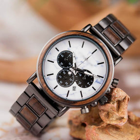 Die "Marmorndo" ist eine edle Uhr in Marmor-Optik