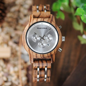Auch für den Outdoor-Bereich absolut geeignet: unsere Uhr "Kirschbaum"