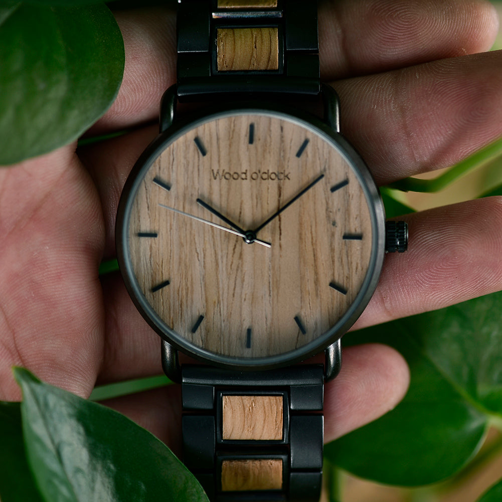 Ein minimalistisches Design kennzeichnet die Armbanduhr "Spring Break"
