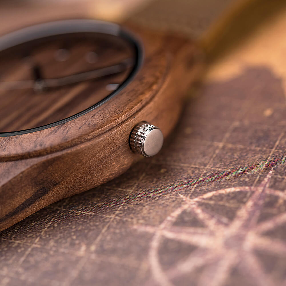 Stylisch und vegan - unsere "Vegano" von Wood o'clock