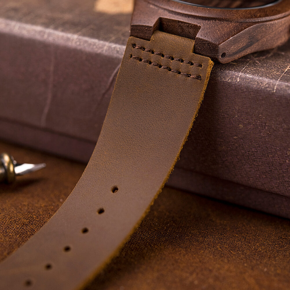 Auch das Armband der Uhr "Vegano" ist natürlich vegan produziert