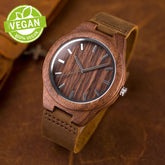 Die Armbanduhr "Vegano" ist zu 100% aus veganen Materialien gefertigt