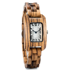 Armbanduhr "White Pearl" von Wood o'clock