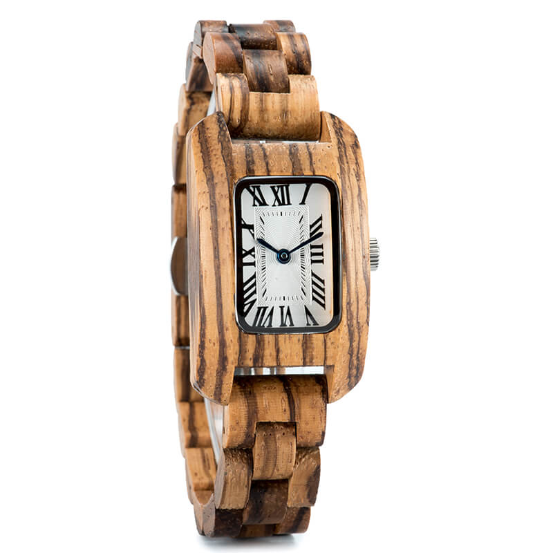Armbanduhr "White Pearl" von Wood o'clock