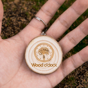 Schlüsselanhänger aus Holz von Wood o'clock