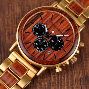 Auch die kleinen Details unserer Armbanduhr "Ahornwald" sind hochwertig gefertigt