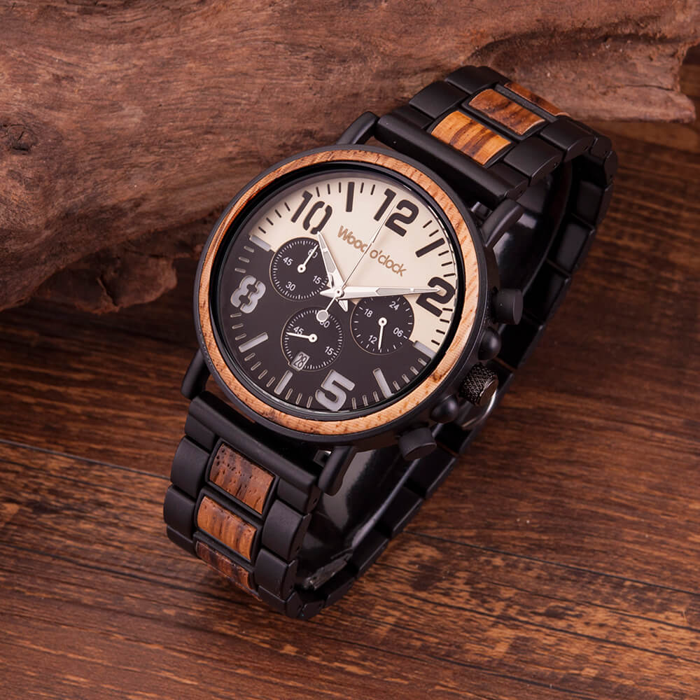 Der namensgebende Kontrast der Armbanduhr "Black & White" ist ein absoluter Eyecatcher