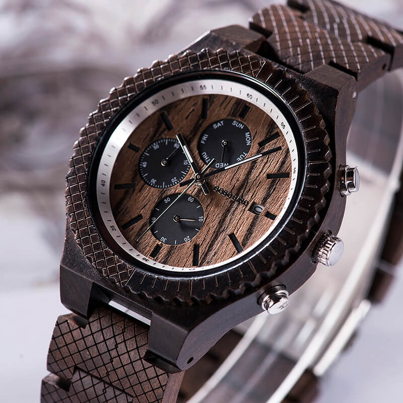 Passt zu jedem Look - die Armbanduhr "Winternacht"