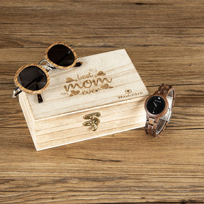 Unsere edle Geschenkebox "Best Mom Black Pearl"